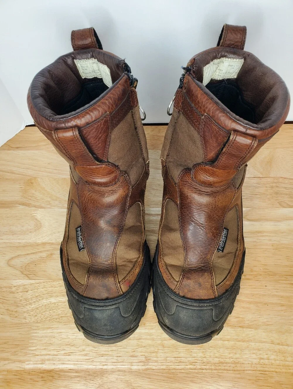 Irish Setter Red Wing Snow Ridge Winter Boots Mens Size 11 EE Brown Side Zip